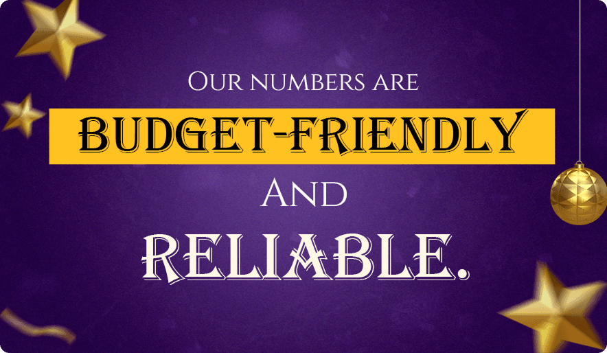Budget-friendly and Reliable Numbers